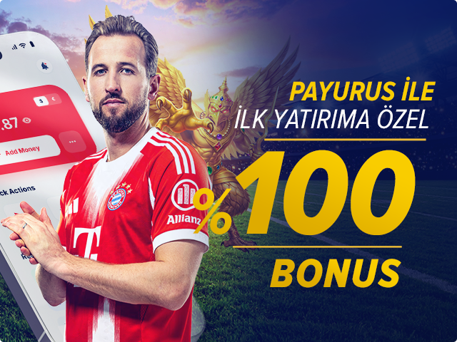 PAYURUS İLE İLK YATIRIMA ÖZEL %100 BONUS