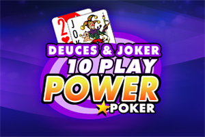 Deuces & Joker - 10 Play Power Poker