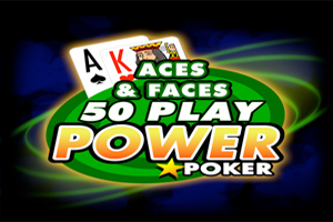 Aces and Faces - 50 Play Power Poker