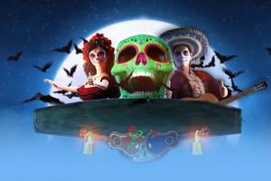 Los Muertos II Burning Board